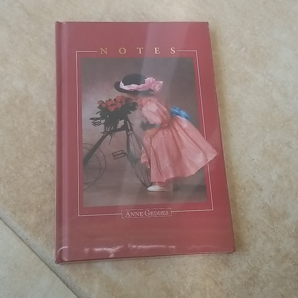 Anne Geddes child in pink dress journal